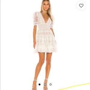 Megan Mini Dress in Blanc — Bronx and Banco — XS